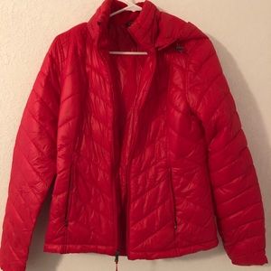Red bomber jacket